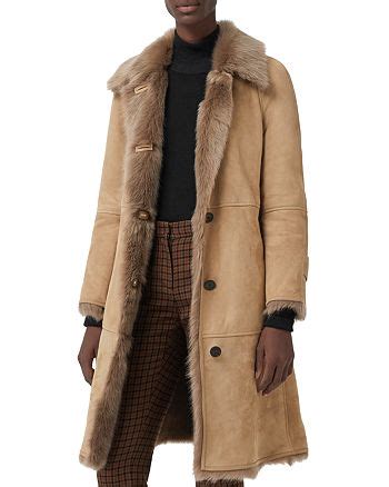 burberry thetsford shearling coat